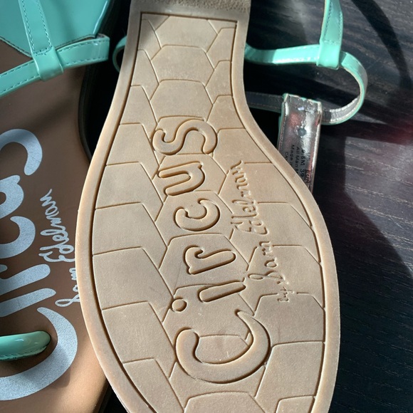 CIRCUS by Sam Edelman Turquoise tan sandals - Picture 2 of 2